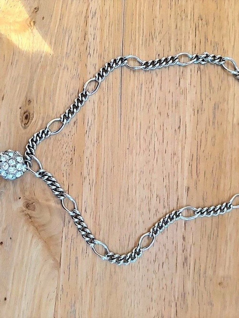 Sarah Coventry Dancing Magic Silver Pendant Necklace
